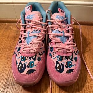 Men’s Puma LaMelo MB03 Kid Super Pink and Blue Basketball Sneakers